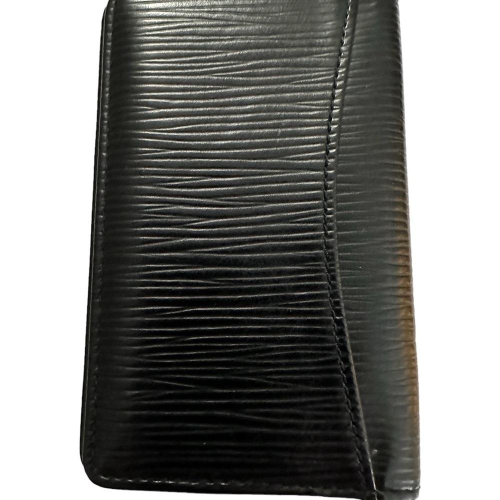 Louis Vuitton Porte Valeurs Cartes Credit, Black Epi Leather - Pre Owned Conditi - Picture 1 of 9